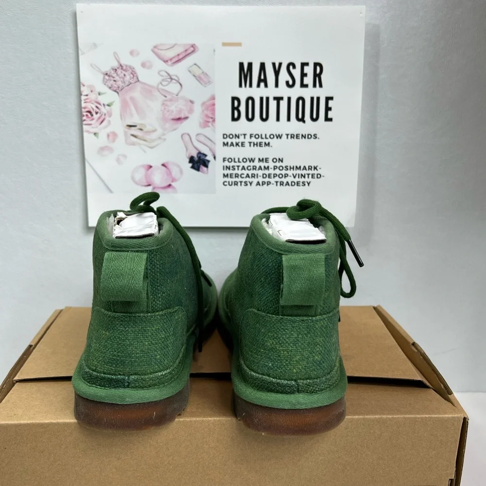 Ugg Men’s Neumel Natural green boot Canva classic casual outdoor style vacation